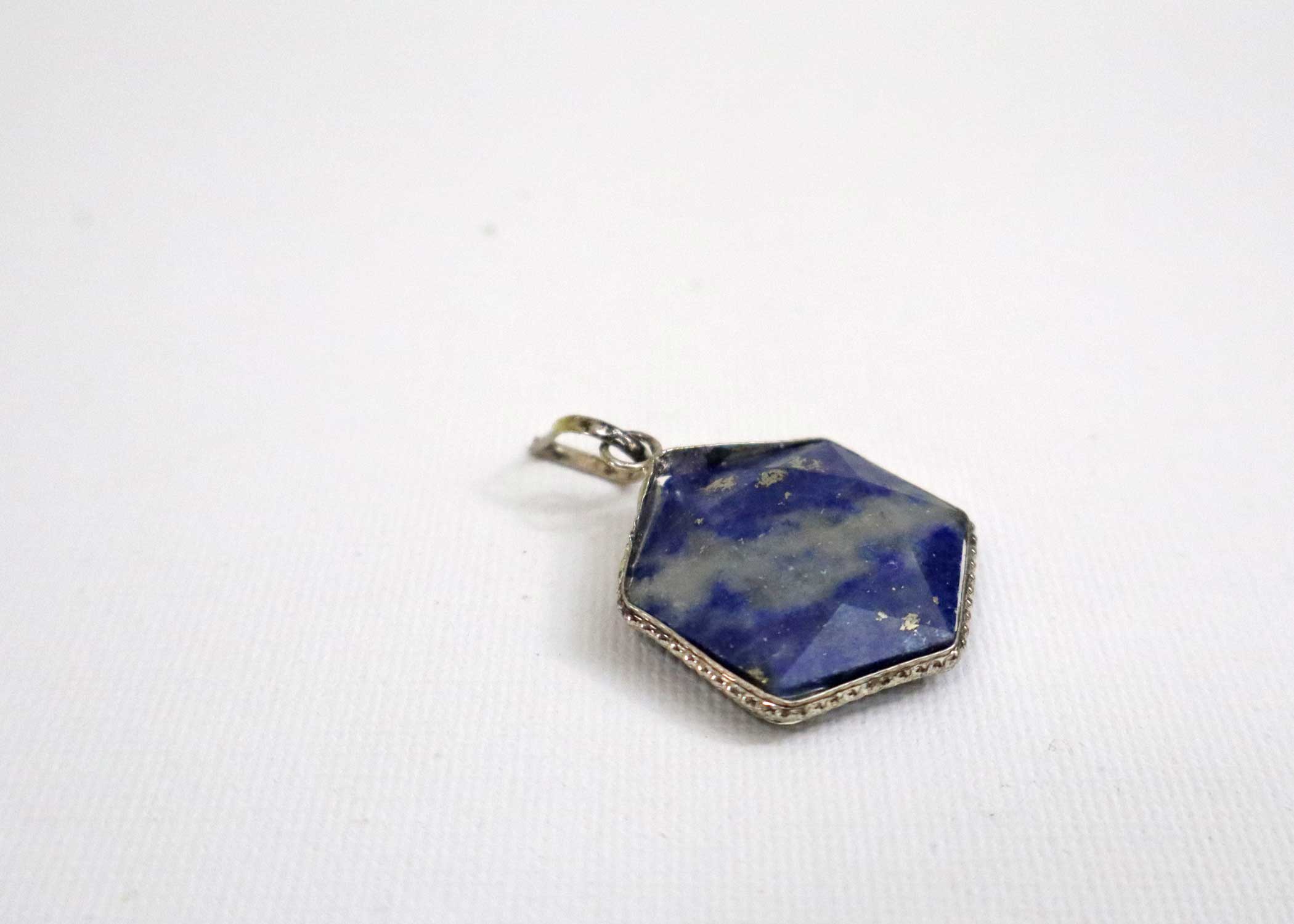 Lapis Lazuli David Star Shape Pendant - Image 5