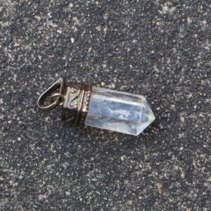 Clear Quartz Crystal Pendant